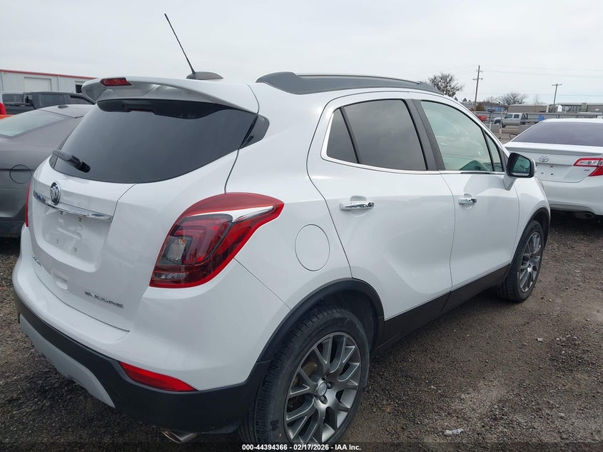 2017 Buick Encore VIN KL4CJ1SB0HB024128 IAAI salvage auction — FRONT END, Clear (Oklahoma), sold $1,400 on 2026-07-31 (photo 4)
