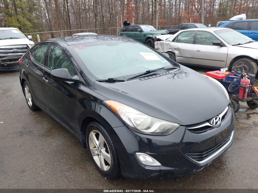 2013 Hyundai Elantra VIN KMHDH4AE2DU901277 IAAI salvage auction — REAR END, Salvage - Greater Than 75% (Maryland), sold $900 on 2026-07-15 (photo 1)