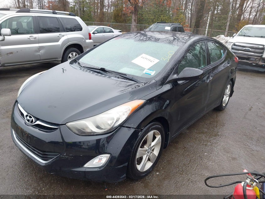 2013 Hyundai Elantra VIN KMHDH4AE2DU901277 IAAI salvage auction — REAR END, Salvage - Greater Than 75% (Maryland), sold $900 on 2026-07-15 (photo 2)