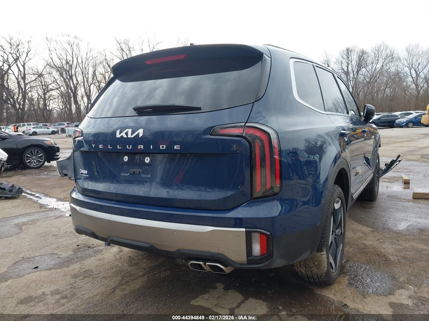2025 Kia Telluride VIN 5XYP34GC2SG708261 IAAI salvage auction — FRONT END, Salvage Title, sold $12,000 on 2026-07-15 (photo 4)