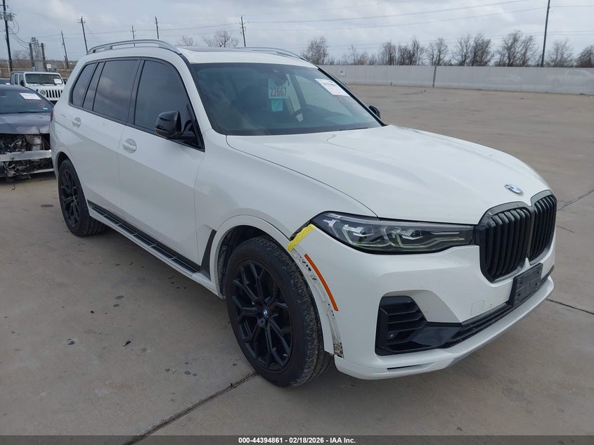 2020 BMW X7 VIN 5UXCW2C04L9B40606 IAAI salvage auction — LEFT SIDE, Original (Texas), sold $10,100 on 2026-07-10 (photo 1)