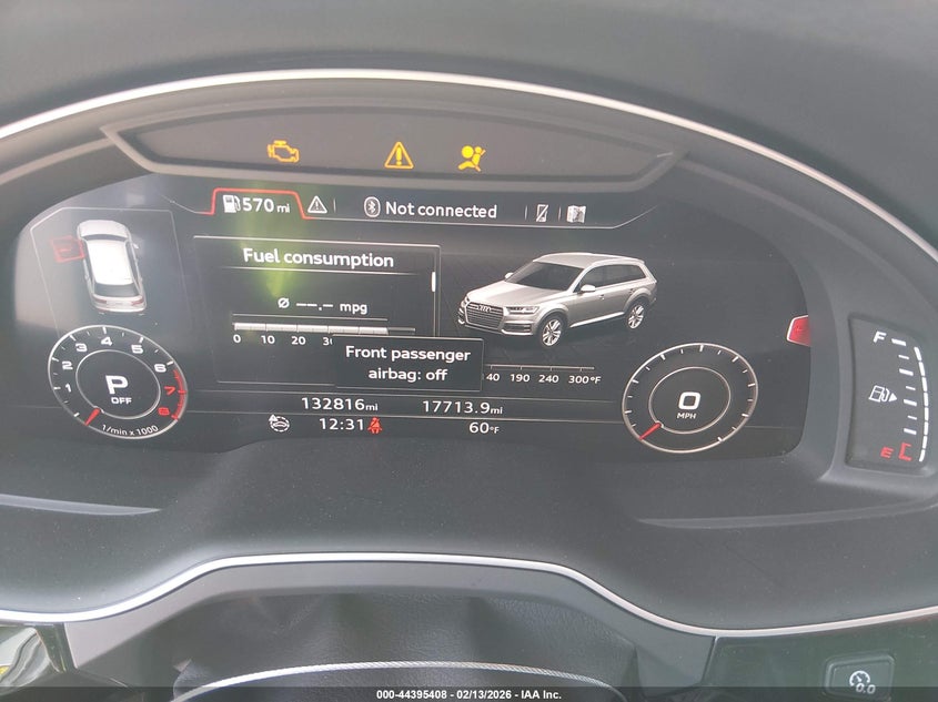 2017 Audi Q7 VIN WA1LAAF72HD048716 IAAI salvage auction — REAR END, Salvage Title, sold $4,850 on 2026-07-10 (photo 7)