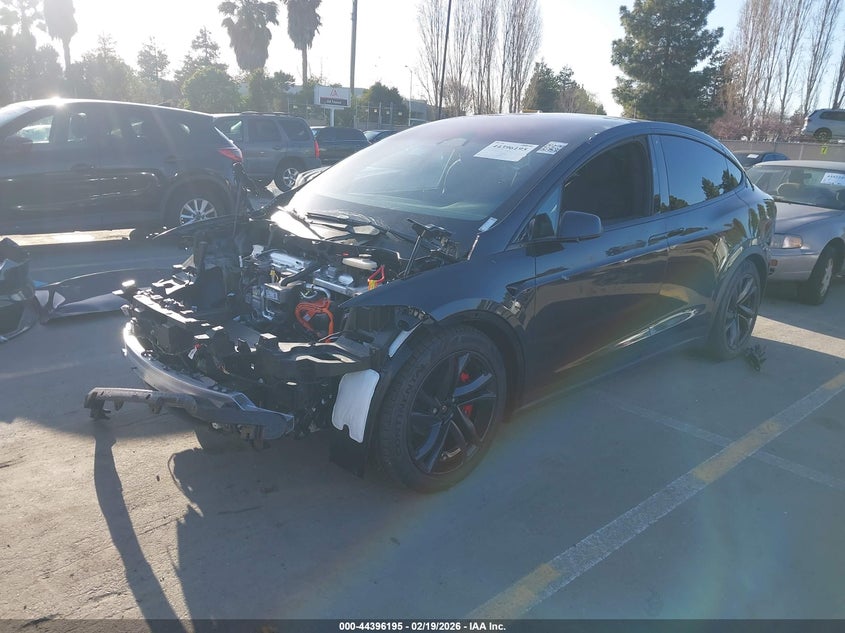 2026 Tesla Model x VIN 7SAXCBE63TF477867 IAAI salvage auction — FRONT END, Salvage Title, sold $51,775 on 2026-07-06 (photo 2)