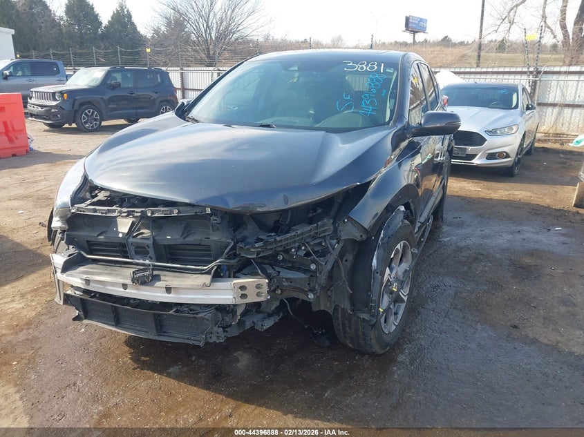 2017 Honda Cr-v VIN 7FARW1H5XHE023881 IAAI salvage auction — FRONT END, Clear (Oklahoma), sold $5,100 on 2026-07-15 (photo 2)