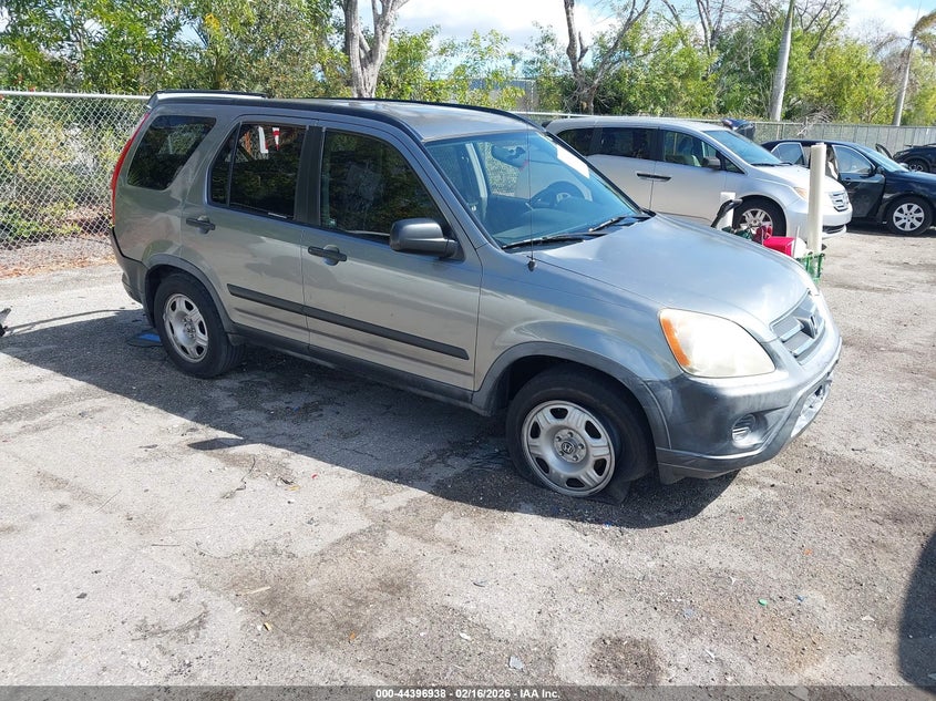 2006 Honda Cr-v VIN JHLRD68516C024414 IAAI salvage auction — UNKNOWN, Rebuildable (Florida), sold $875 on 2026-07-06 (photo 1)