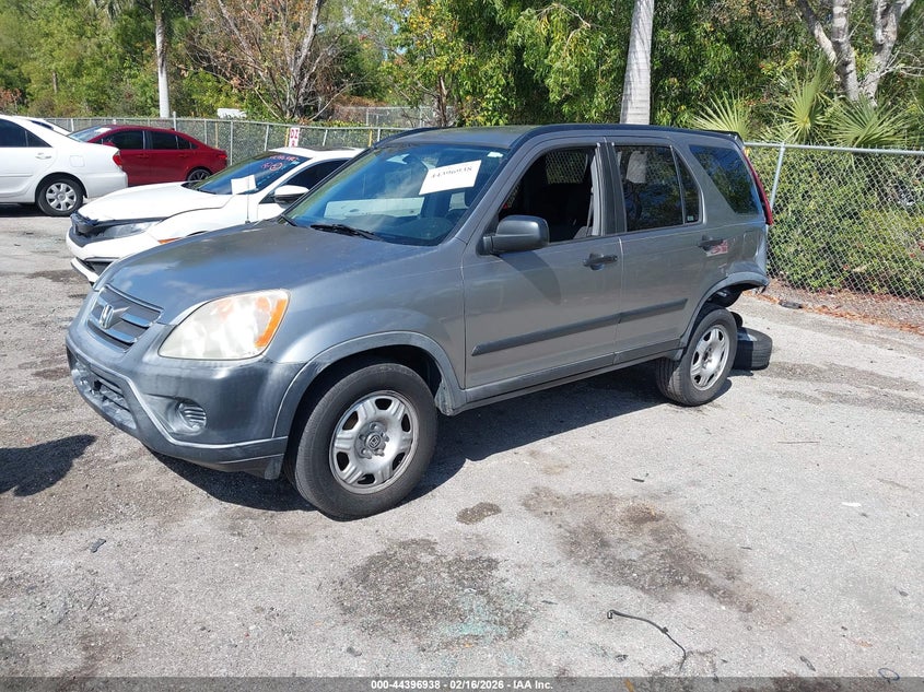2006 Honda Cr-v VIN JHLRD68516C024414 IAAI salvage auction — UNKNOWN, Rebuildable (Florida), sold $875 on 2026-07-06 (photo 2)