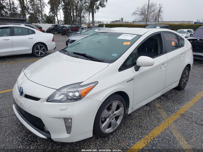 2013 Toyota Prius VIN JTDKN3DU8D1696700 IAAI salvage auction — ELECTRICAL, Salvage Title, sold $4,300 on 2026-07-07 (photo 2)