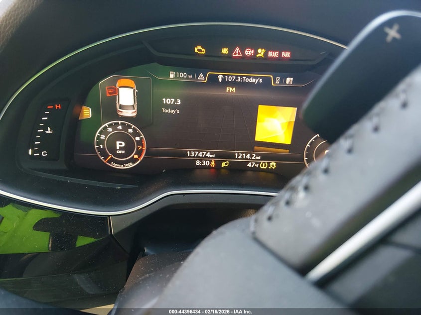2019 Audi Q7 VIN WA1VAAF72KD016493 IAAI salvage auction — FRONT END, Salvage Title, sold $3,150 on 2026-07-08 (photo 7)