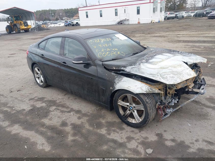 2015 BMW 4er VIN WBA4A7C50FD414814 IAAI salvage auction — ENGINE BURN, Salvage (Virginia), sold $200 on 2026-08-18 (photo 1)