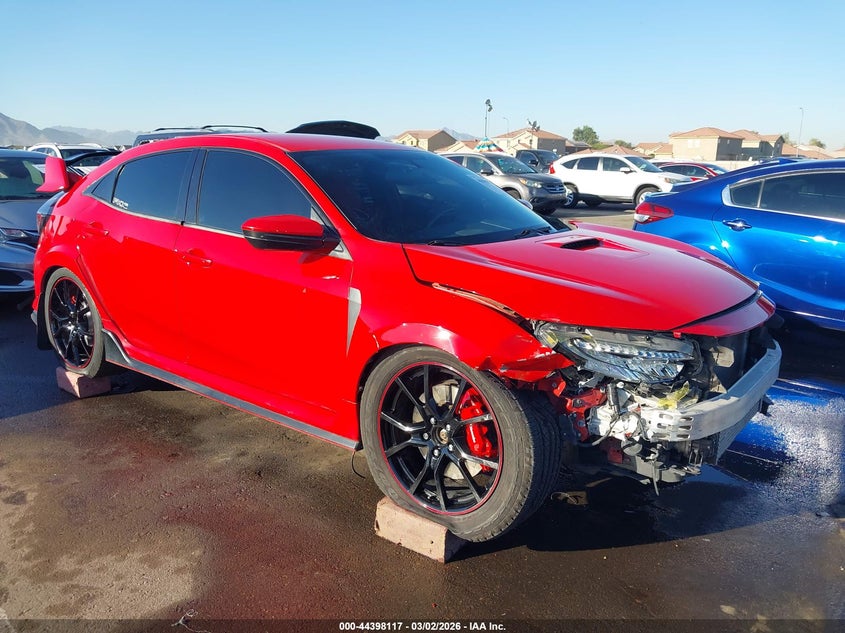 2018 Honda Civic type r VIN SHHFK8G70JU203803 — IAAI salvage auction photo