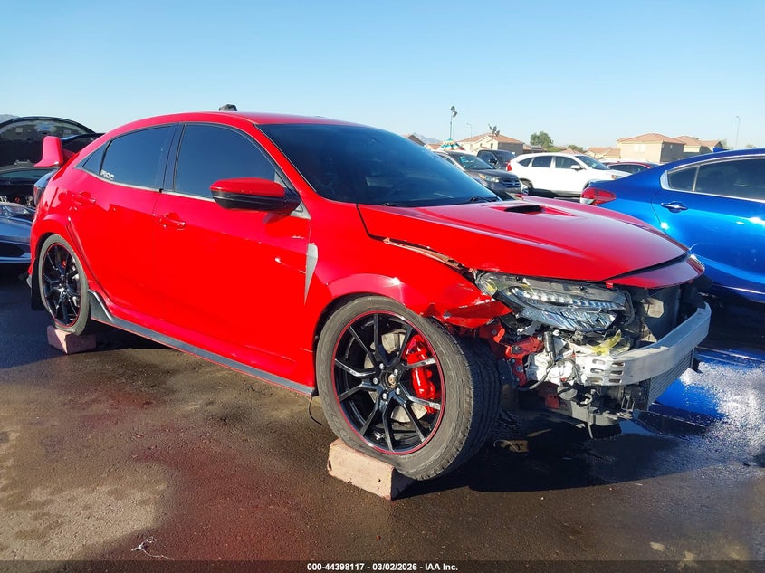 2018 Honda Civic type r VIN SHHFK8G70JU203803 IAAI salvage auction — RIGHT FRONT, Salvage (Arizona), sold $11,000 on 2026-08-25 (photo 6)