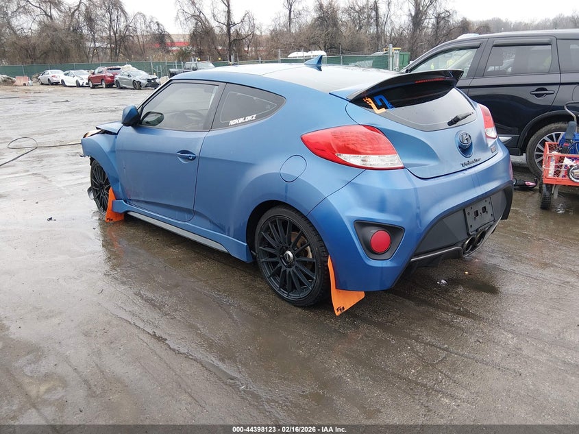 2016 Hyundai Veloster VIN KMHTC6AE2GU251165 IAAI salvage auction — SIDE, Salvage - Greater Than 75% (Maryland), sold $1,250 on 2026-07-16 (photo 3)