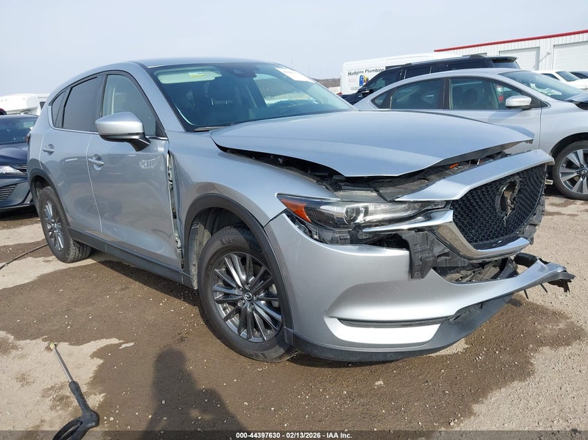 2021 Mazda Cx-5 VIN JM3KFACM4M0340311 IAAI salvage auction — SIDE, Clear (Oklahoma), sold $3,350 on 2026-07-31 (photo 1)