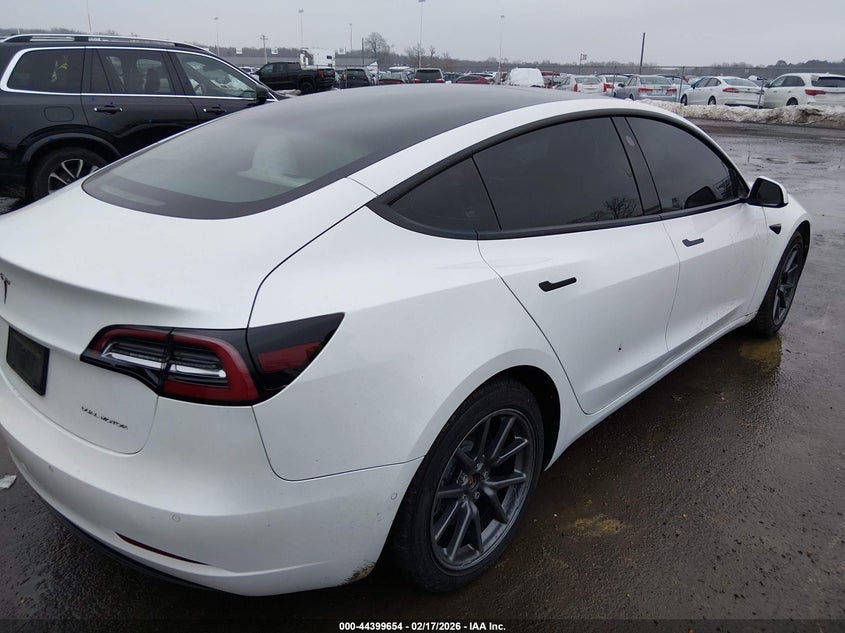 2022 Tesla Model 3 VIN 5YJ3E1EB3NF273229 IAAI salvage auction — FRONT END, Salvage (New Jersey), sold $11,000 on 2026-07-08 (photo 4)