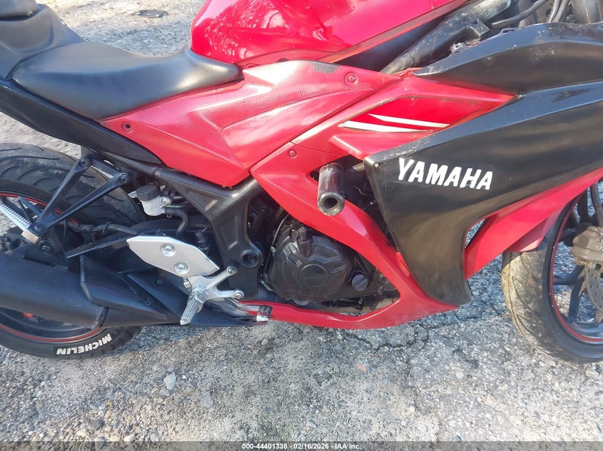 2015 Yamaha Yzf VIN MH3RH06Y2FK004840 IAAI salvage auction — FRONT END, Clear (Georgia), sold $825 on 2026-08-23 (photo 8)