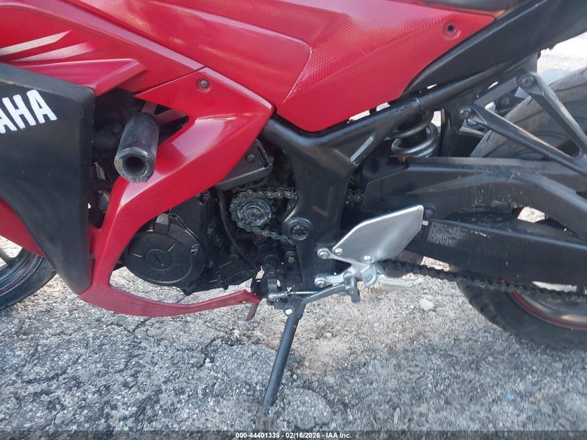2015 Yamaha Yzf VIN MH3RH06Y2FK004840 IAAI salvage auction — FRONT END, Clear (Georgia), sold $825 on 2026-08-23 (photo 9)