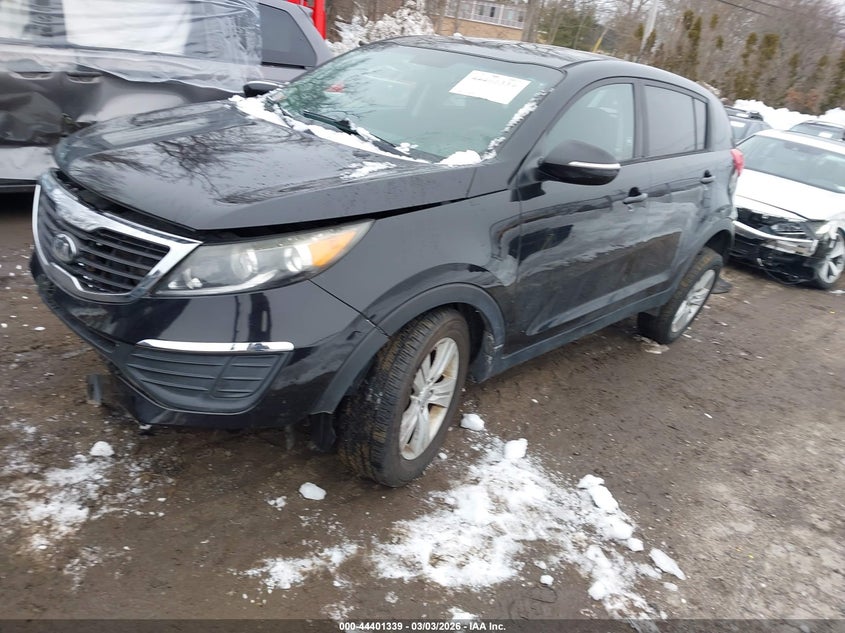 2013 Kia Sportage VIN KNDPB3A29D7376168 IAAI salvage auction — SUSPENSION, Salvage (Rhode Island), sold $725 on 2026-07-28 (photo 2)