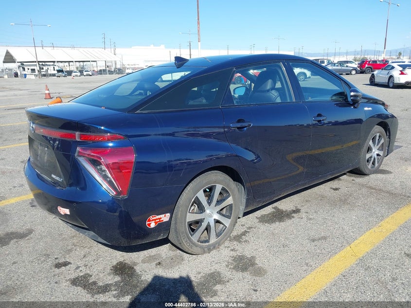 2017 Toyota Mirai VIN JTDBVRBD0HA002402 IAAI salvage auction — FRONT END, Salvage (California), sold $400 on 2026-08-22 (photo 4)