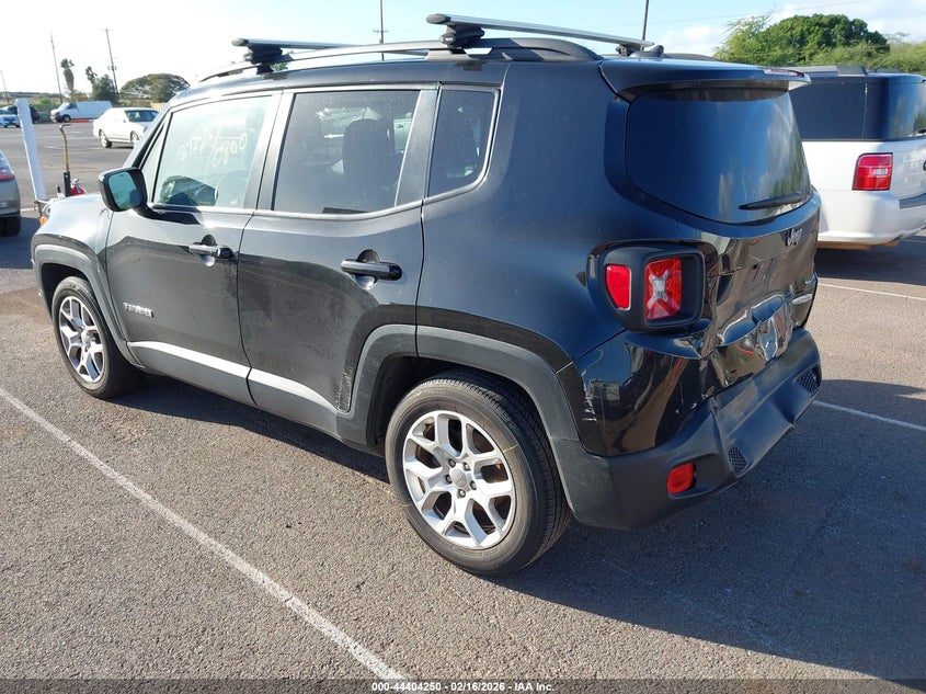2016 Jeep Renegade VIN ZACCJABT1GPD96208 IAAI salvage auction — REAR END, Salvage (Hawaii), sold $175 on 2026-08-19 (photo 3)
