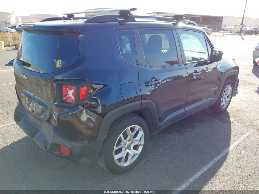 2016 Jeep Renegade VIN ZACCJABT1GPD96208 IAAI salvage auction — REAR END, Salvage (Hawaii), sold $175 on 2026-08-19 (photo 4)