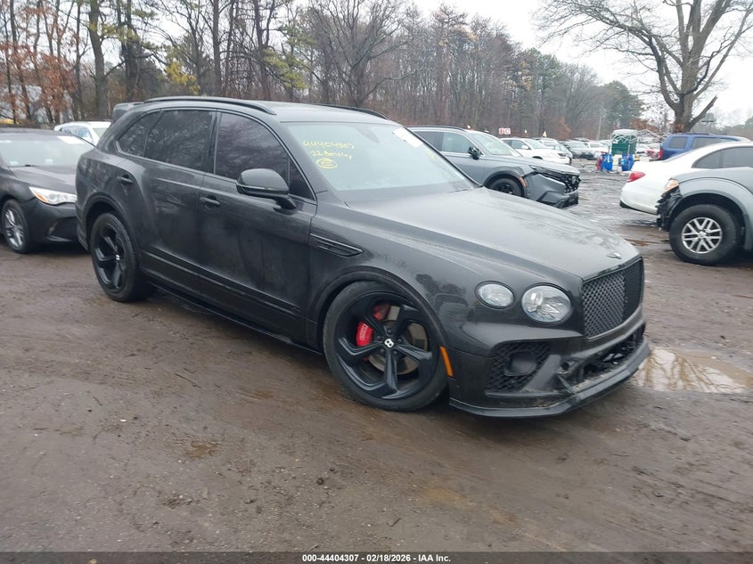 2022 Bentley Bentayga VIN SJAAM2ZV5NC011277 IAAI salvage auction — FRONT END, Salvage Title, sold $91,500 on 2026-07-13 (photo 1)