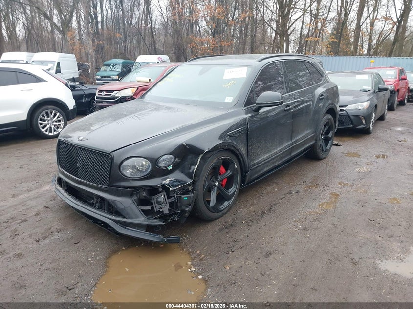 2022 Bentley Bentayga VIN SJAAM2ZV5NC011277 IAAI salvage auction — FRONT END, Salvage Title, sold $91,500 on 2026-07-13 (photo 2)