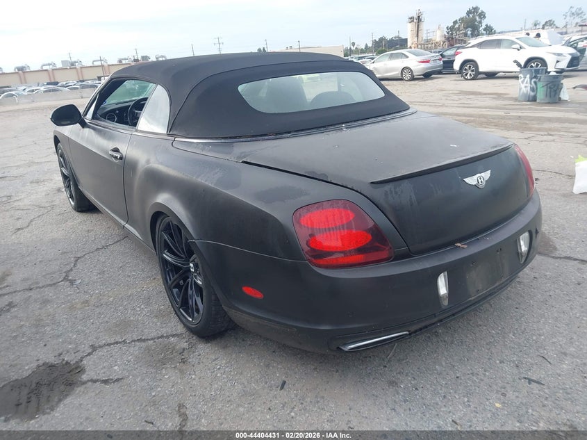 2012 Bentley Continental VIN SCBDU3ZA6CC070529 IAAI salvage auction — Burn Engine, Salvage (California), sold $14,900 on 2026-09-23 (photo 3)