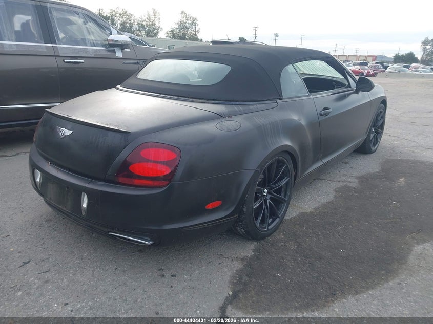2012 Bentley Continental VIN SCBDU3ZA6CC070529 IAAI salvage auction — Burn Engine, Salvage (California), sold $14,900 on 2026-09-23 (photo 4)