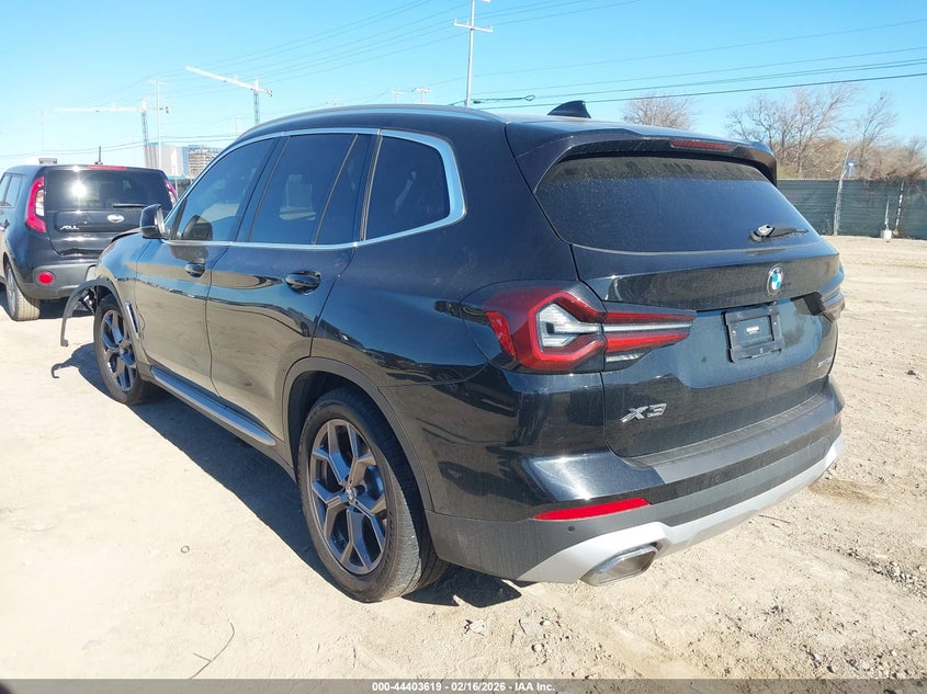 2023 BMW X3 VIN 5UX43DP01P9R81126 IAAI salvage auction — FRONT END, Salvage Title, sold $10,300 on 2026-08-05 (photo 3)
