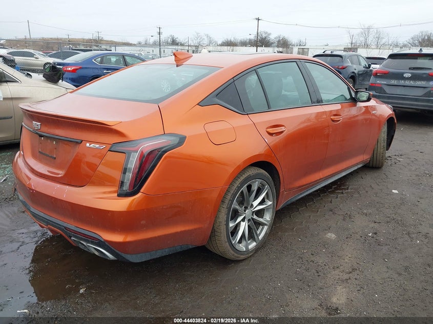 2023 Cadillac Ct5-v VIN 1G6DV5RW4P0153758 IAAI salvage auction — FRONT END, Salvage Title, sold $19,800 on 2026-08-17 (photo 4)