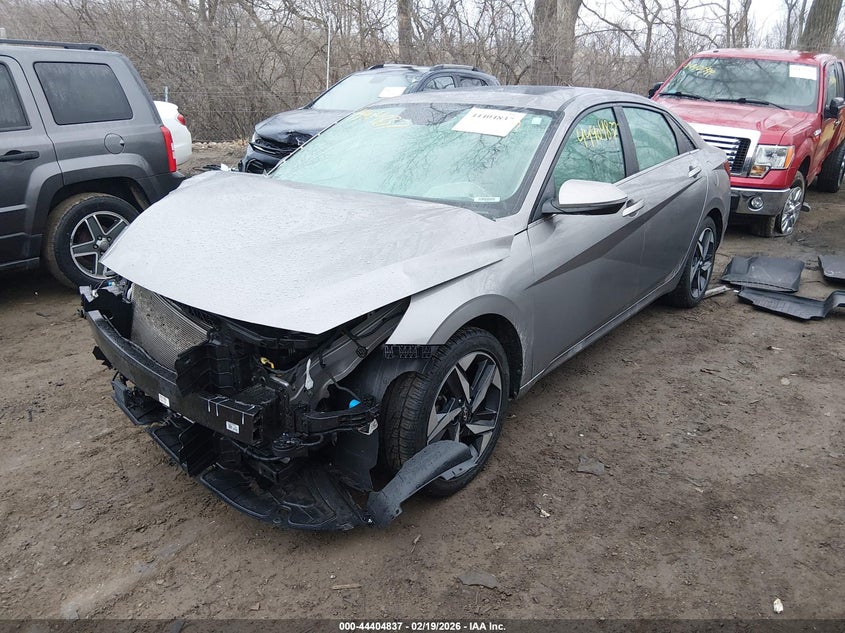 2021 Hyundai Elantra VIN KMHLP4AG4MU165216 IAAI salvage auction — FRONT END, Salvage Title, sold $2,700 on 2026-07-15 (photo 2)