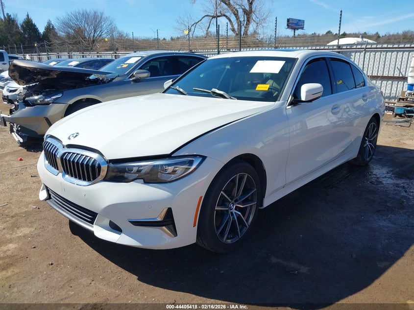 2019 BMW 3er VIN WBA5R1C56KFH18080 IAAI salvage auction — RIGHT SIDE, Salvage Title, sold $7,325 on 2026-08-12 (photo 2)