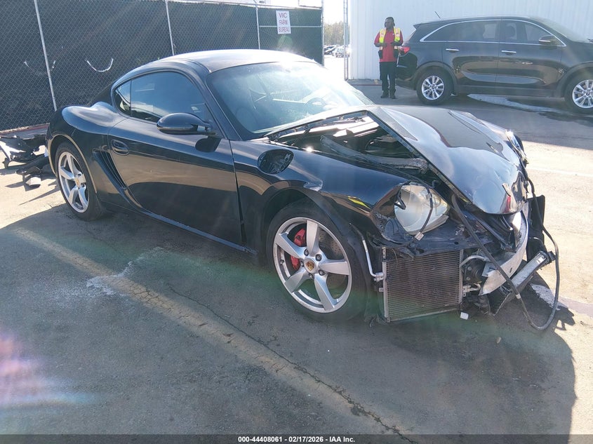 2007 Porsche Cayman VIN WP0AB29877U783579 IAAI salvage auction — FRONT END, Salvage (Arizona), sold $25 on 2026-08-30 (photo 1)