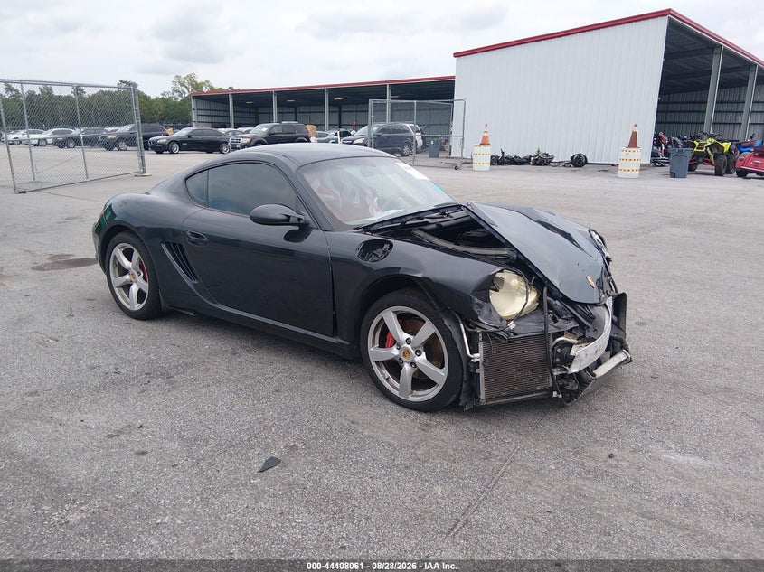 2007 Porsche Cayman VIN WP0AB29877U783579 IAAI salvage auction — FRONT END, Salvage (Arizona), sold $6,700 on 2026-09-02 (photo 1)