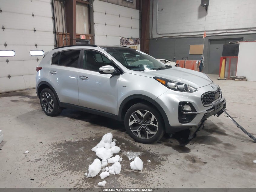 2020 Kia Sportage VIN KNDPNCAC1L7707274 IAAI salvage auction — FRONT END, Salvage Title, sold $4,350 on 2026-07-15 (photo 1)