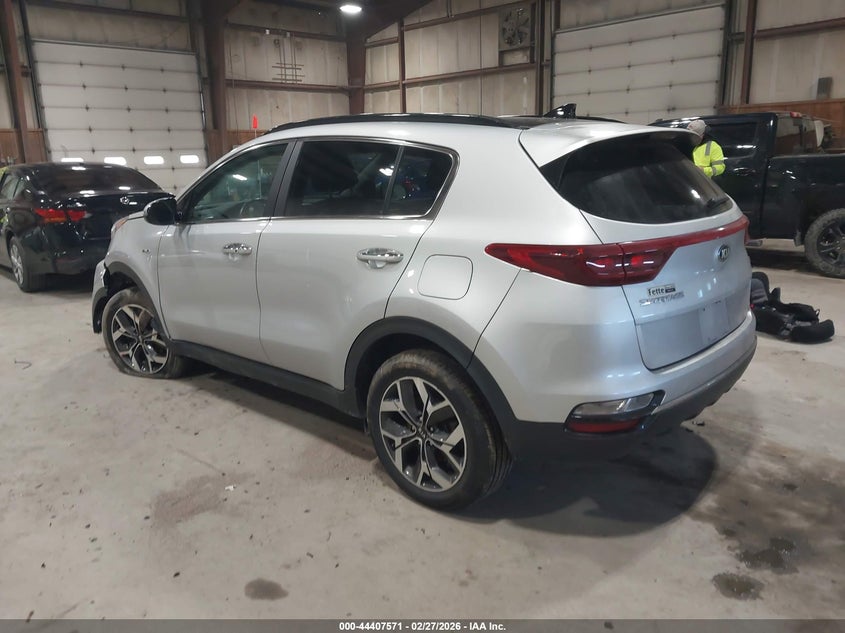 2020 Kia Sportage VIN KNDPNCAC1L7707274 IAAI salvage auction — FRONT END, Salvage Title, sold $4,350 on 2026-07-15 (photo 3)