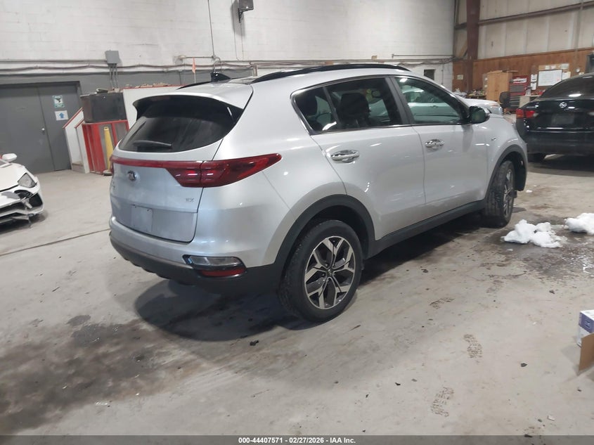2020 Kia Sportage VIN KNDPNCAC1L7707274 IAAI salvage auction — FRONT END, Salvage Title, sold $4,350 on 2026-07-15 (photo 4)