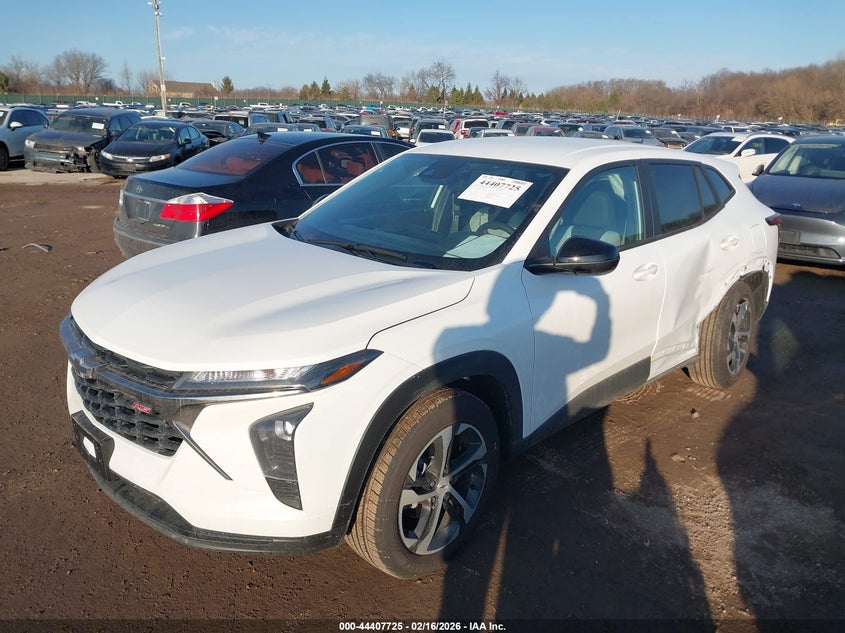 2026 Chevrolet Trax VIN KL77LGEP7TC012540 IAAI salvage auction — LEFT SIDE, Salvage (Illinois), sold $8,450 on 2026-07-08 (photo 2)