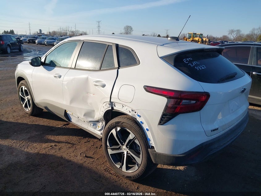 2026 Chevrolet Trax VIN KL77LGEP7TC012540 IAAI salvage auction — LEFT SIDE, Salvage (Illinois), sold $8,450 on 2026-07-08 (photo 3)