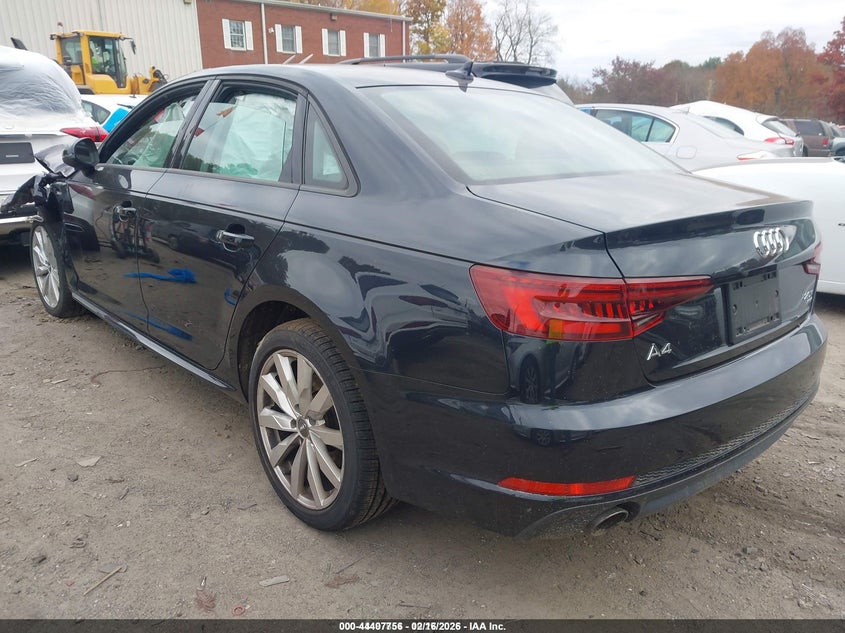 2018 Audi A4 VIN WAUKMAF41JA219278 IAAI salvage auction — FRONT END, Salvage (Massachusetts), sold $675 on 2026-07-14 (photo 3)