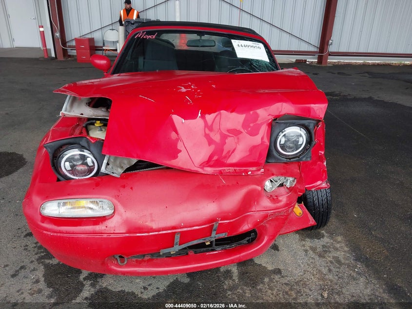 1992 Mazda Mx-5 miata VIN JM1NA3511N0308582 IAAI salvage auction — FRONT END, Salvage (California), sold $25 on 2026-07-21 (photo 6)