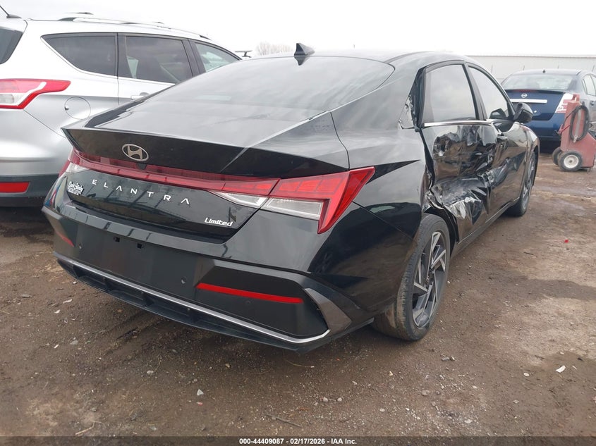 2024 Hyundai Elantra VIN KMHLP4DG9RU647666 IAAI salvage auction — LEFT & RIGHT, Clear (Oklahoma), sold $3,250 on 2026-07-08 (photo 4)