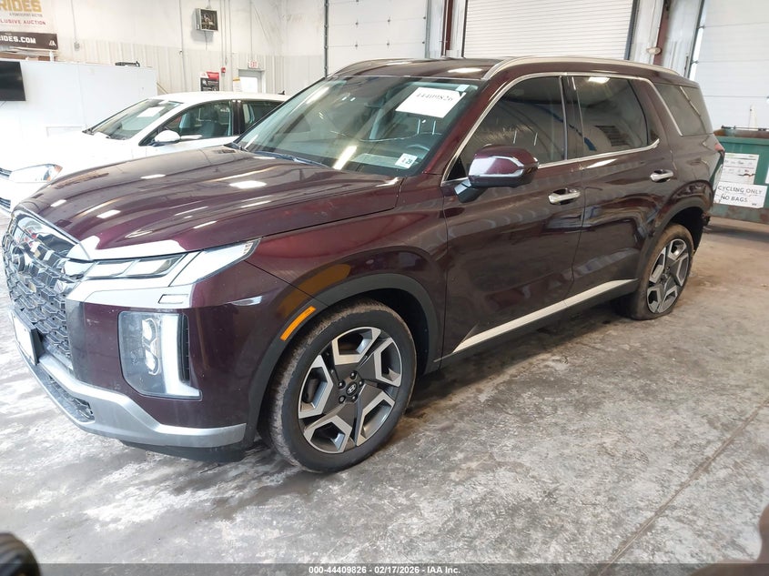 2024 Hyundai Palisade VIN KM8R4DGE6RU763078 IAAI salvage auction — LEFT REAR, Salvage (New Jersey), sold $14,200 on 2026-07-08 (photo 2)