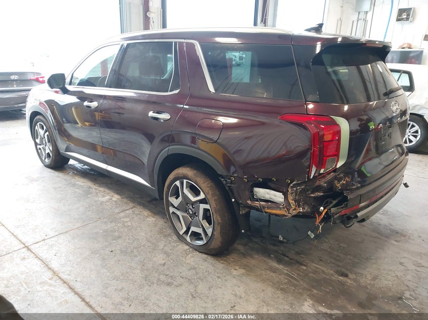2024 Hyundai Palisade VIN KM8R4DGE6RU763078 IAAI salvage auction — LEFT REAR, Salvage (New Jersey), sold $14,200 on 2026-07-08 (photo 3)