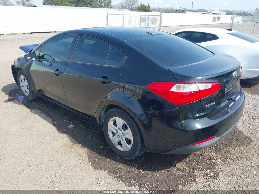 2014 Kia Forte VIN KNAFK4A66E5141239 IAAI salvage auction — FRONT END, Salvage (Louisiana), sold $675 on 2026-07-17 (photo 3)