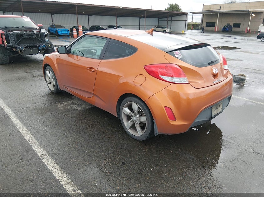 2013 Hyundai Veloster VIN KMHTC6AD1DU168068 IAAI salvage auction — FRONT END, Salvage Title, sold $225 on 2026-07-29 (photo 3)