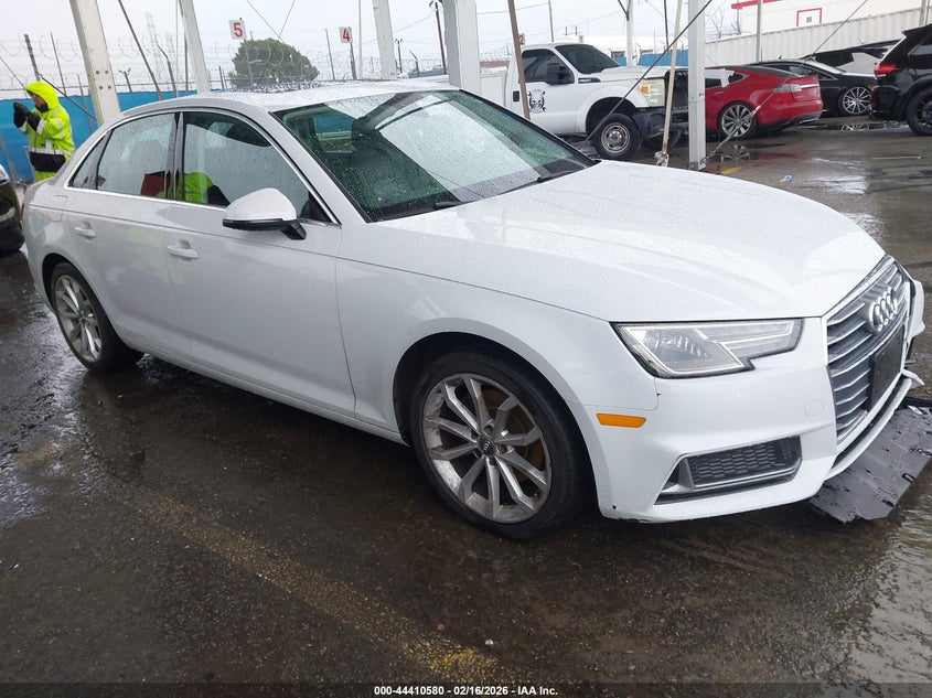 2019 Audi A4 VIN WAUGMAF41KN004466 IAAI salvage auction — LEFT FRONT, Salvage Title, sold $7,500 on 2026-07-09 (photo 1)
