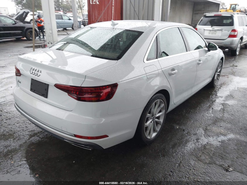 2019 Audi A4 VIN WAUGMAF41KN004466 IAAI salvage auction — LEFT FRONT, Salvage Title, sold $7,500 on 2026-07-09 (photo 4)