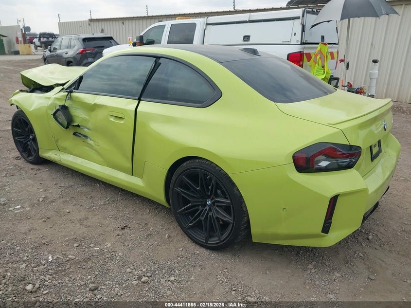 2026 BMW M2 VIN 3MF23DM03T8F98643 IAAI salvage auction — Front End, Salvage (Texas), sold $16,850 on 2026-05-04 (photo 3)