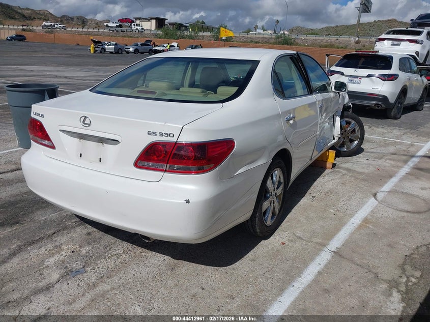 2005 Lexus Es 330 VIN JTHBA30G855067488 IAAI salvage auction — RIGHT SIDE, Salvage (California), sold $275 on 2026-07-15 (photo 4)